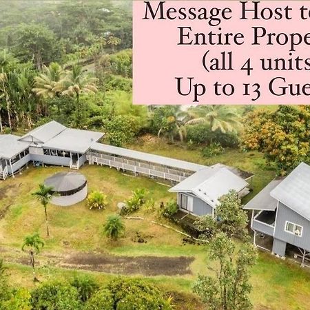 Monstera Bungalow, Spacious, King Bed, Big Kitchen Keaau Екстериор снимка